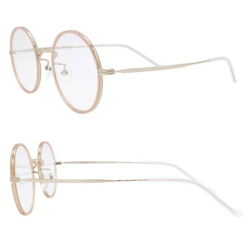 メガネ UA3625 col.GD/BR GD/PK 46mm チタン ラウンド 日本製 2color 1 メガネ UA3625 col.GD/BR GD/PK 46mm チタン ラウンド 日本製 2color 1