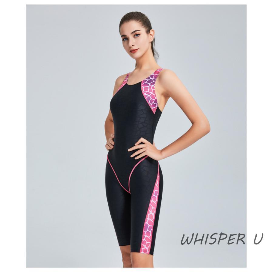 競泳水着 レディース フィットネス水着 パッド付き 取り外し可能 ワンピース オールインワン スイムウェア 競泳用 練習用 スイミング 女子 部活 水着 韓国