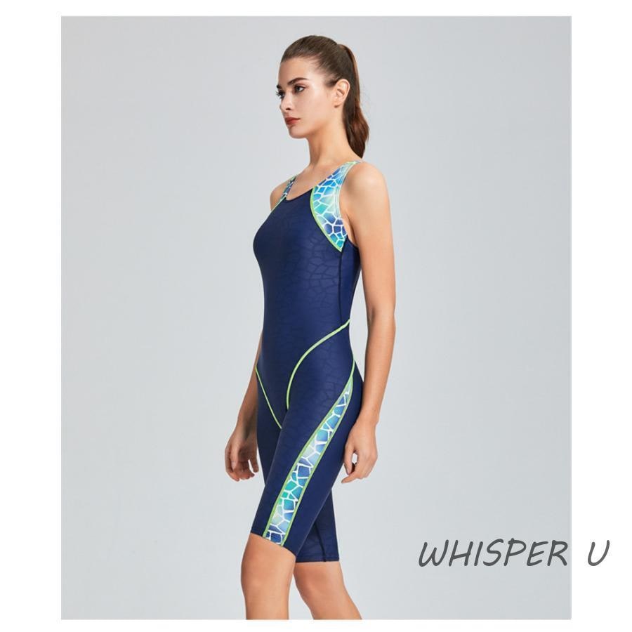 競泳水着 レディース フィットネス水着 パッド付き 取り外し可能 ワンピース オールインワン スイムウェア 競泳用 練習用 スイミング 女子 部活 水着 韓国