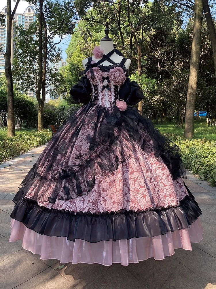 夏用ロリータ イブニングドレス レディース 結婚式 学生の日 大人 卒業パーティー プリンセスドレス 夏用ロリータ イブニングドレス レディース 結婚式 学生の日 大人 卒業パーティー プリンセスドレス