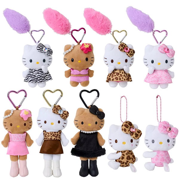 【キティちゃん】根付／キーホルダー♡おまとめ8個セット！ キティちゃん 根付 8個セット - メルカリ