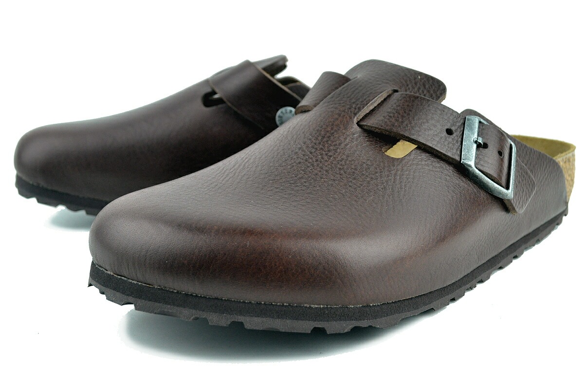 ボストン BS レギュラーフィット ヴィンテージ ウッド ロースト ブラウン クロッグ サンダル 1023449