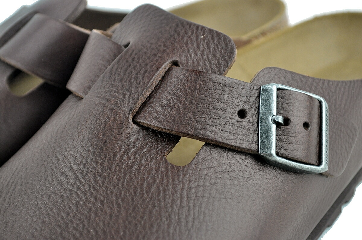 ボストン BS レギュラーフィット ヴィンテージ ウッド ロースト ブラウン クロッグ サンダル 1023449