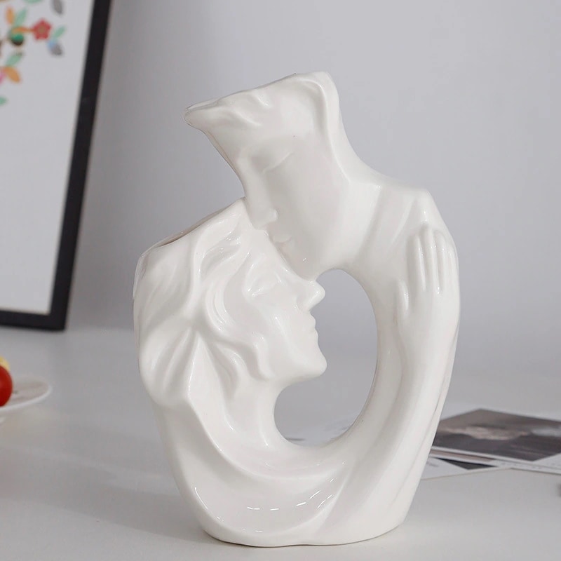 【超お得1つ買うと10個もらえる】急速出荷クリエイティブ キス ラブ カップル キャラクター 花瓶 セラミック 手芸 オーナメント オフィス ホーム リビング ルーム デコレーション ギフト 【超お得1つ買うと10個もらえる】急速出荷クリエイティブ キス ラブ カップル キャラクター 花瓶 セラミック 手芸 オーナメント オフィス ホーム リビング ルーム デコレーション ギフト