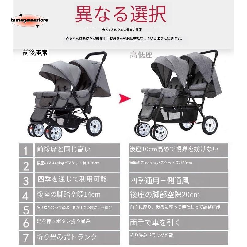 ２人乗りベビーカー スマートライド 二人乗り バギー ベビーカー 双子用ベビーカー 縦型 縦乗り タイヤスリム お出かけ 人気 二人目 第二子 双子 兄弟 姉妹