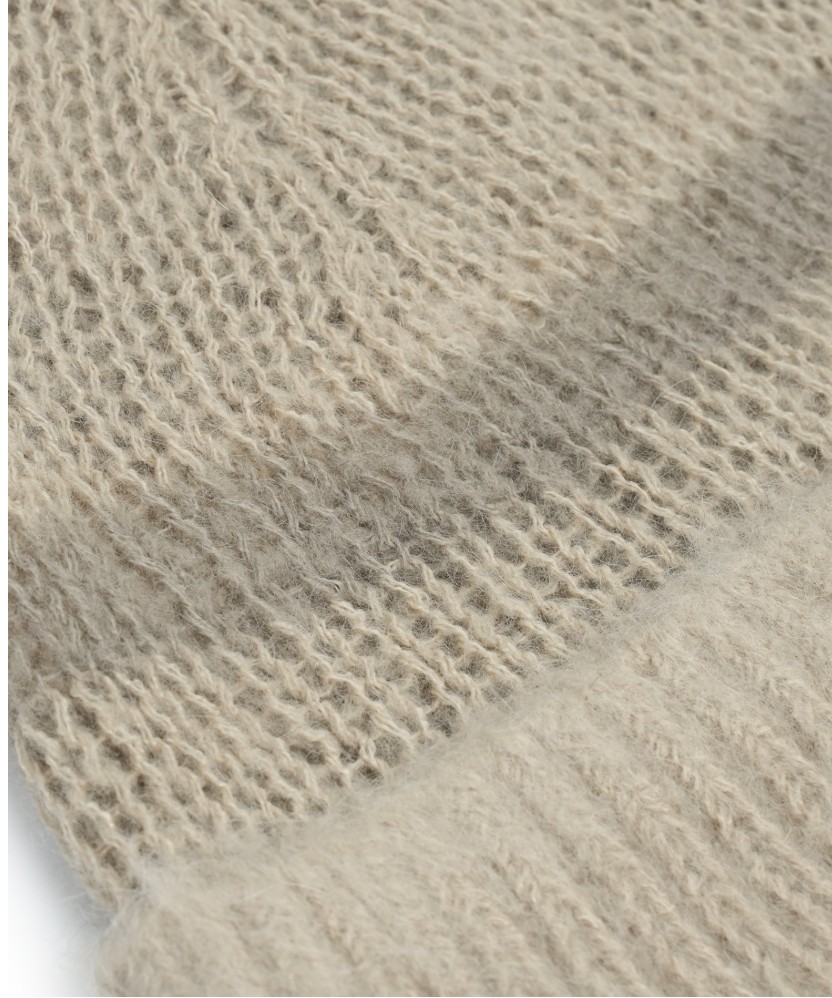【SANSANGEAR】 25FW MOHAIR BEANIE : CREAM 【SANSANGEAR】 25FW MOHAIR BEANIE : CREAM