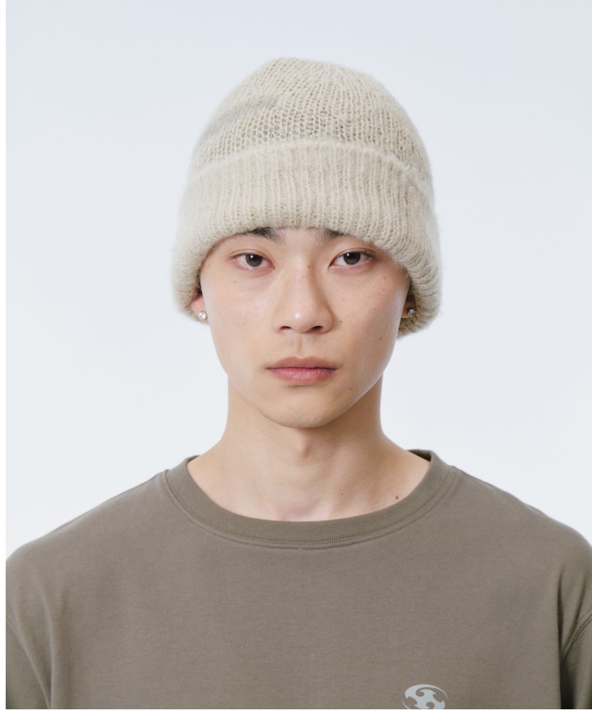 【SANSANGEAR】 25FW MOHAIR BEANIE : CREAM 【SANSANGEAR】 25FW MOHAIR BEANIE : CREAM