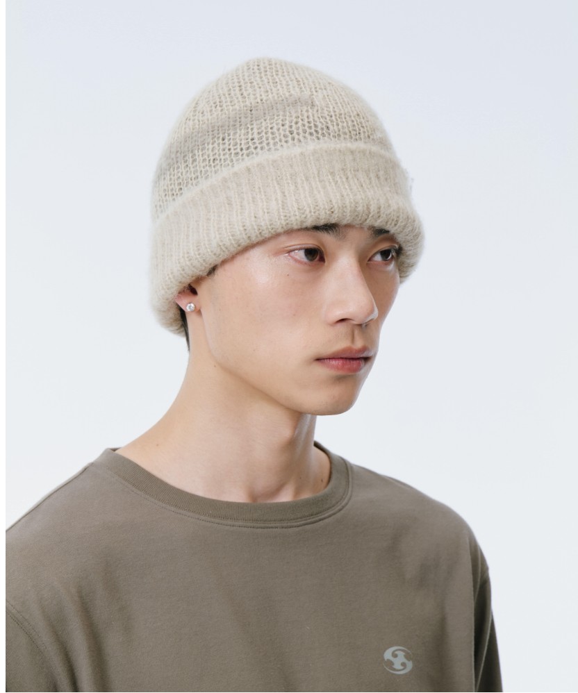 【SANSANGEAR】 25FW MOHAIR BEANIE : CREAM 【SANSANGEAR】 25FW MOHAIR BEANIE : CREAM