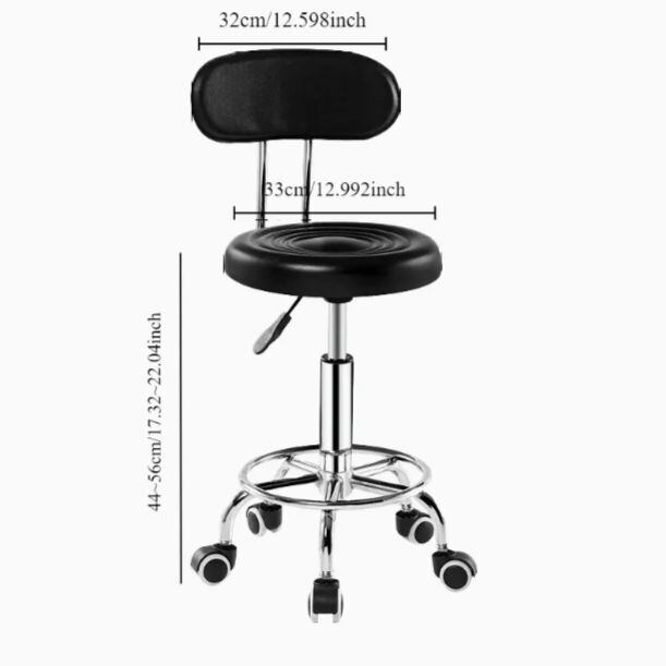 ローリングチェア 椅子 回転 キャスター おしゃれ オフィスチェア ワークチェア 疲れない テレワーク モダン シンプル クッション 背もたれ ブラック 防水 革 仕事