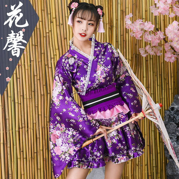 Qoo10] 大人用 夏 ドレス浴衣 和服 コスプレ衣