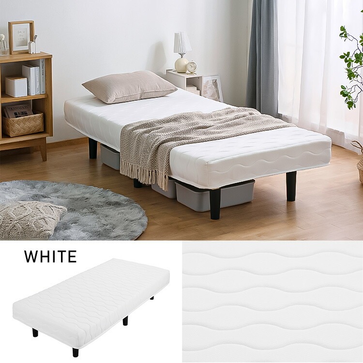 脚付きボンネルコイルマットレス シングル BAM-S 新生活