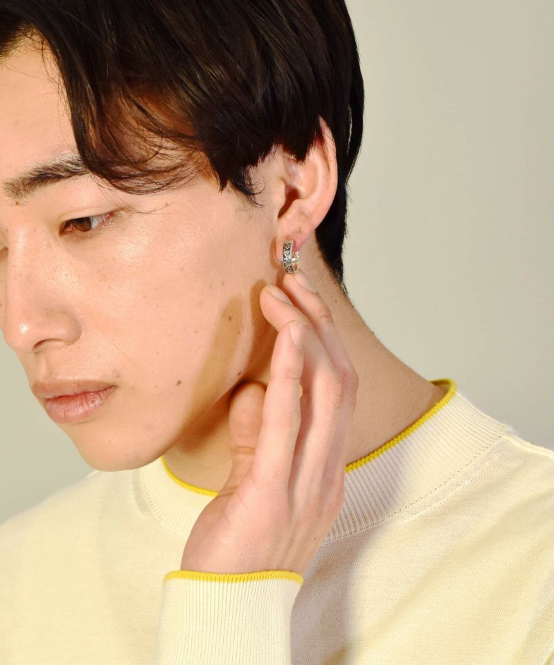 ピアス メンズ クロッシング ピアス タテガミ ハウル SV925 LH-1EA159 メンズピアス 片耳用 1点売り 【ネコポス】