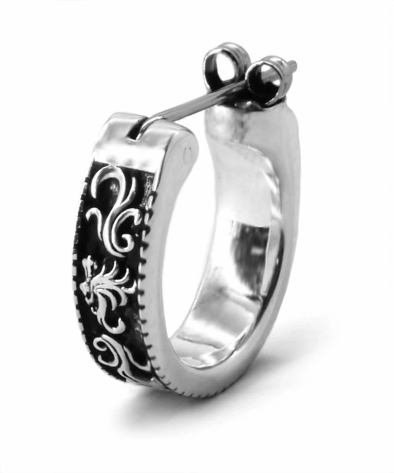 ピアス メンズ クロッシング ピアス タテガミ ハウル SV925 LH-1EA159 メンズピアス 片耳用 1点売り 【ネコポス】