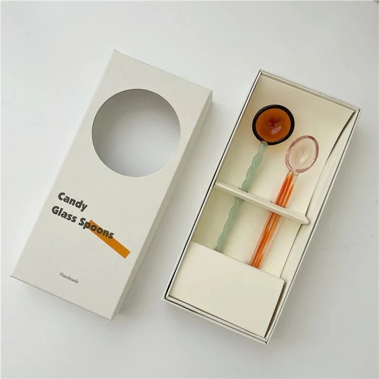 激安セール 2個入り 牛乳攪拌スプーン ストレートシャンクスプーン スクリュースプーン コーヒースプー ベンディングスプーン スプーン オリジナル クリスタル キャンディ 甘いスプー