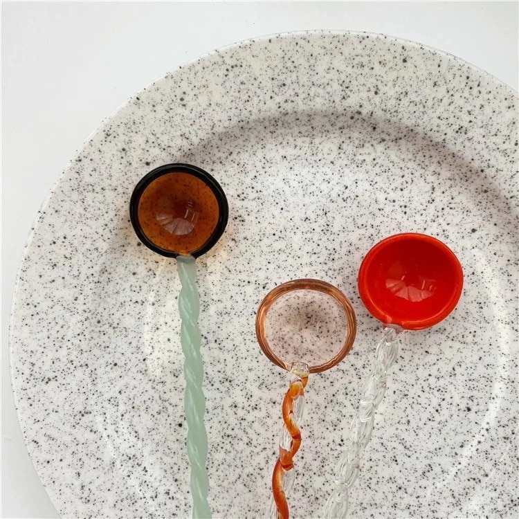 激安セール 2個入り 牛乳攪拌スプーン ストレートシャンクスプーン スクリュースプーン コーヒースプー ベンディングスプーン スプーン オリジナル クリスタル キャンディ 甘いスプー