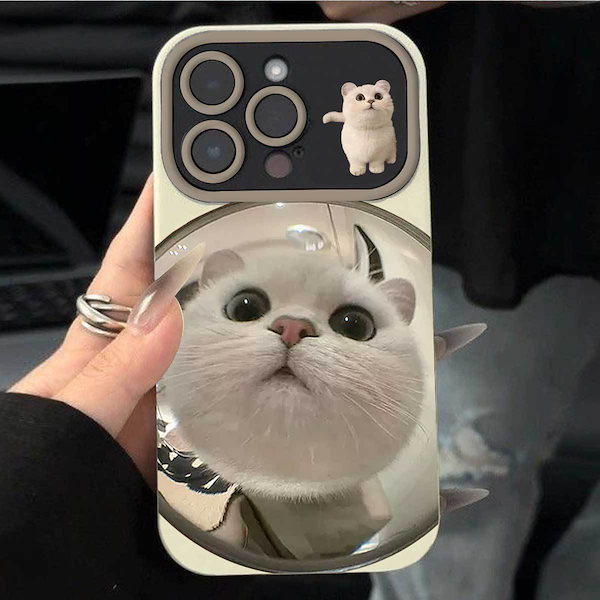 Qoo10] かわいい 猫 スマホケース/携帯ケースi