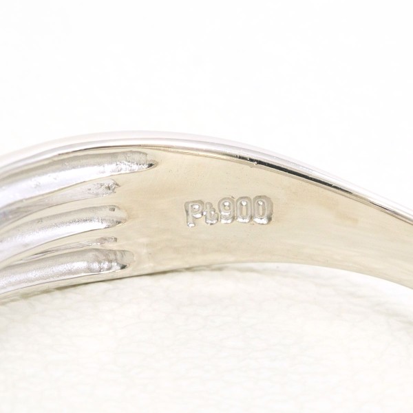 PT900 プラチナ リング 指輪 19号 ダイヤ 0.10 総重量約5.0g ジュエリー 中古 PT900 プラチナ リング 指輪 19号 ダイヤ 0.10 総重量約5.0g ジュエリー 中古