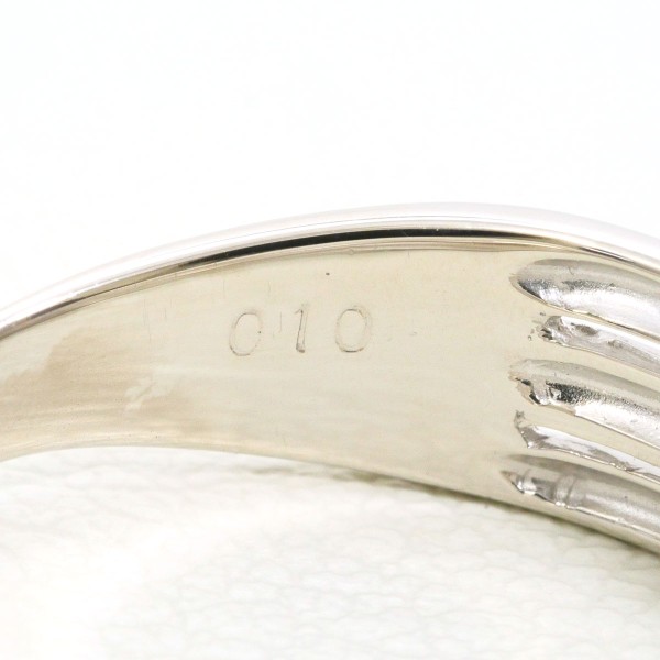 PT900 プラチナ リング 指輪 19号 ダイヤ 0.10 総重量約5.0g ジュエリー 中古 PT900 プラチナ リング 指輪 19号 ダイヤ 0.10 総重量約5.0g ジュエリー 中古