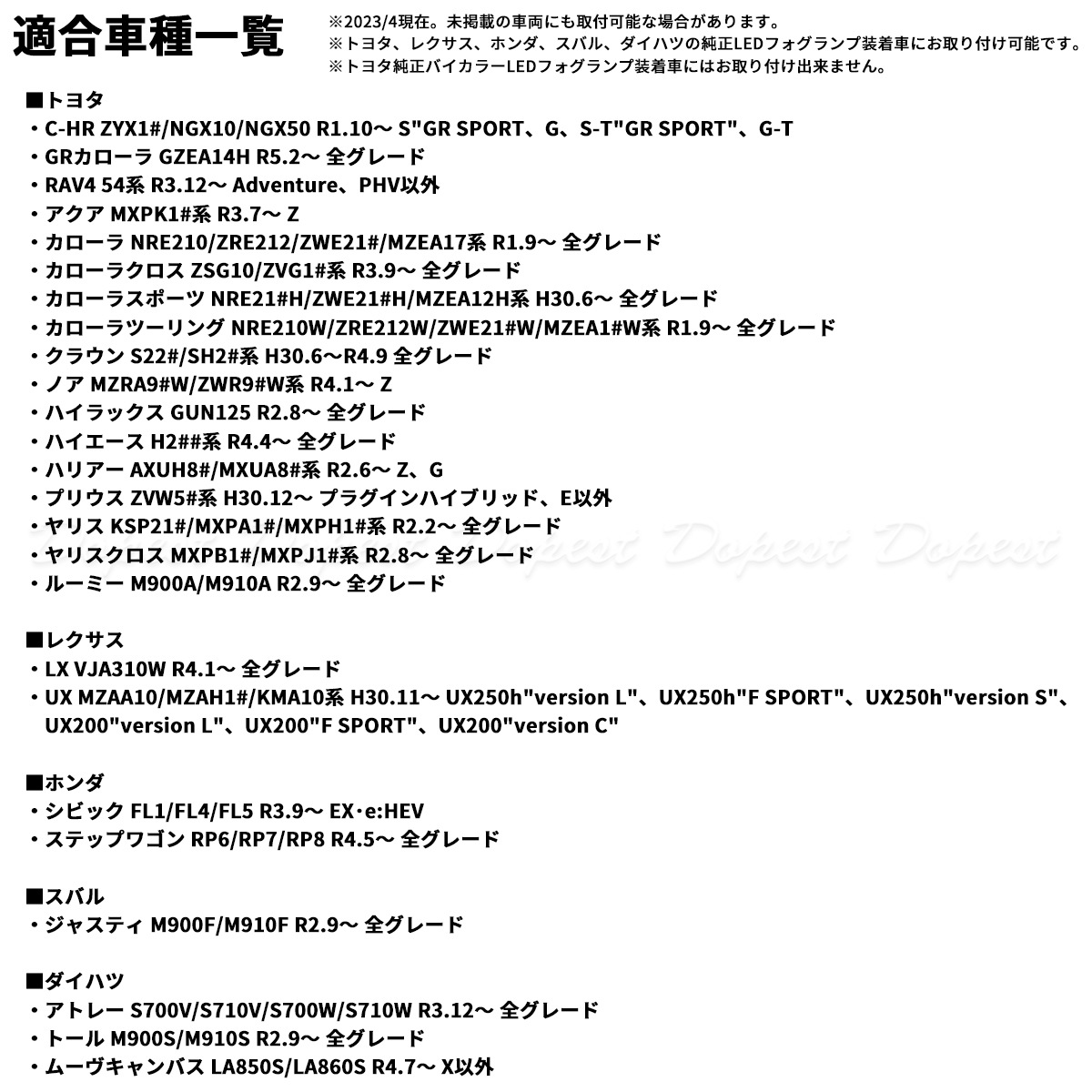 純正LEDフォグランプ交換 ハイゼットカーゴ S700系 R3.12- イエロー 純正LEDフォグランプ交換 ハイゼットカーゴ S700系 R3.12- イエロー
