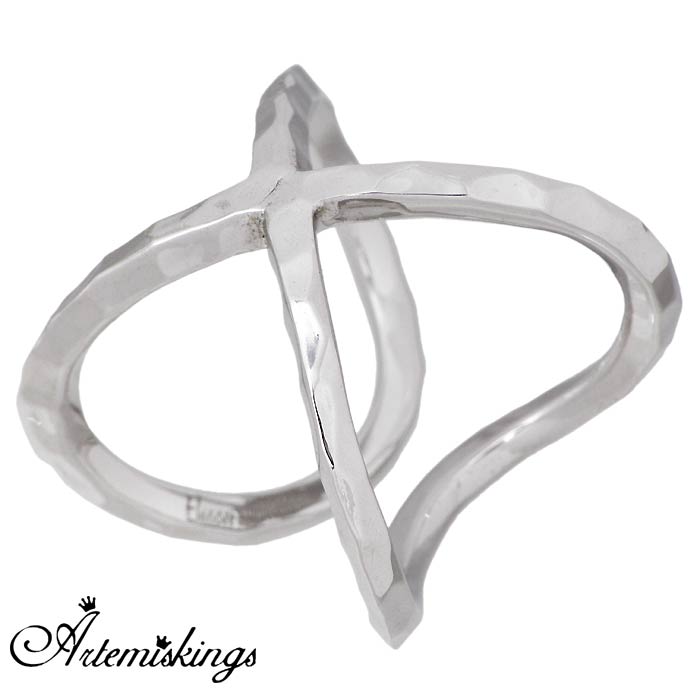 アルテミスキングスxエレノア Artemis Kings x Elenore ダブルネーム Xカフ シルバー リング 指輪 アクセサリー 9号14号 AKELR0001S