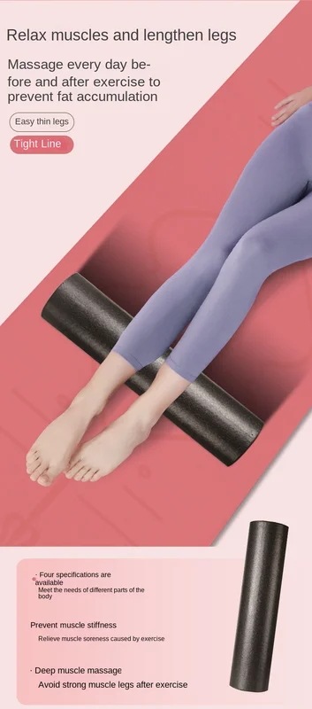 ジム ヨガ用 フォームローラー ストレッチ&筋膜リリース 30cm 45cm 60cm 90cm