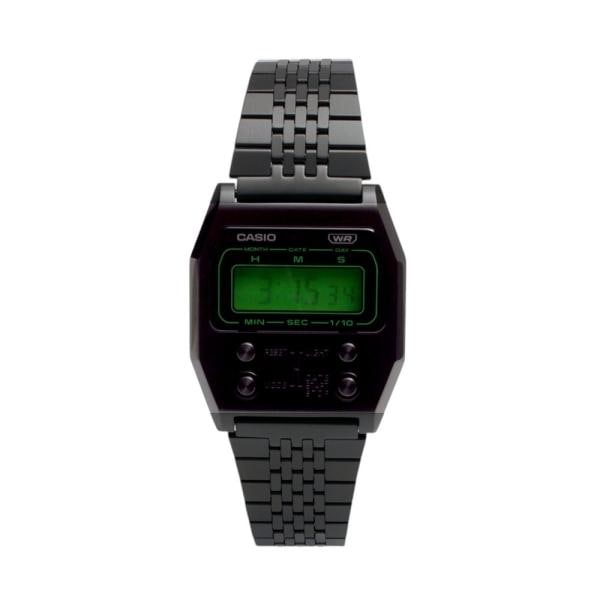A1100B-1 腕時計 メンズ レディース ブラック クオーツ デジタル A1100B-1 腕時計 メンズ レディース ブラック クオーツ デジタル