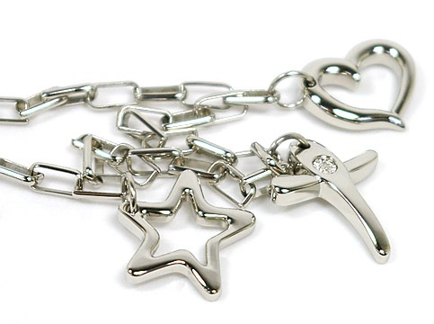 8207BRACCIALE 1POINT DIAMOND HEART/STAR/CROSSMOTIF 8207BRACCIALE 1POINT DIAMOND HEART/STAR/CROSSMOTIF