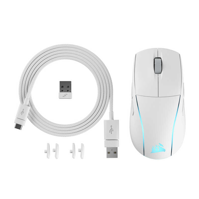 コルセア　CORSAIR　M75 WL-WHT-RGB ［無線(ワイヤレス) /6ボタン /Bluetooth・USB］　CH931D011AP