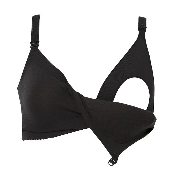 ワコール マタニティ 涼感 ゴコチ 簡単授乳 ハーフトップ ノンワイヤー ブラジャー 産前産後用 M