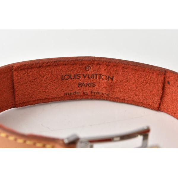 バングル/ブレスレット LOUIS VUITTON グッドラックブレス レザー/モノグラム M64448