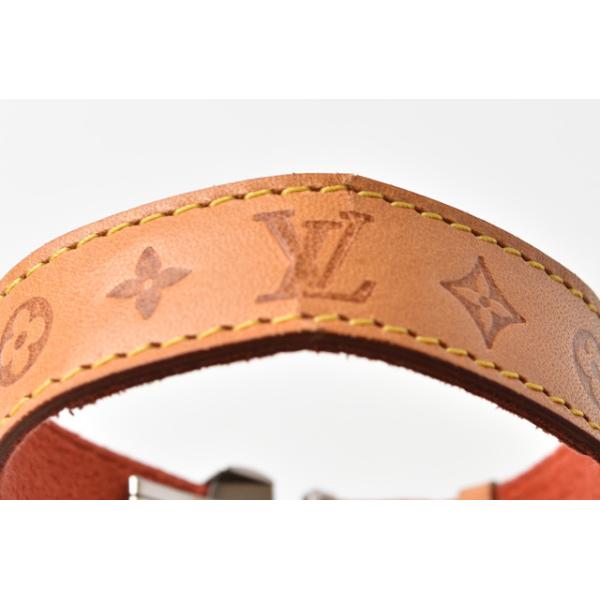 バングル/ブレスレット LOUIS VUITTON グッドラックブレス レザー/モノグラム M64448