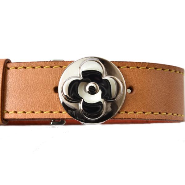 バングル/ブレスレット LOUIS VUITTON グッドラックブレス レザー/モノグラム M64448