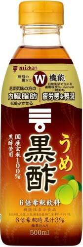 ミツカン うめ黒酢 6倍希釈用 500ml ペットボトル 12本 (6本入×2 まとめ買い) お酢飲料 機能性表示食品 ドリンク ミツカン うめ黒酢 6倍希釈用 500ml ペットボトル 12本 (6本入×2 まとめ買い) お酢飲料 機能性表示食品 ドリンク