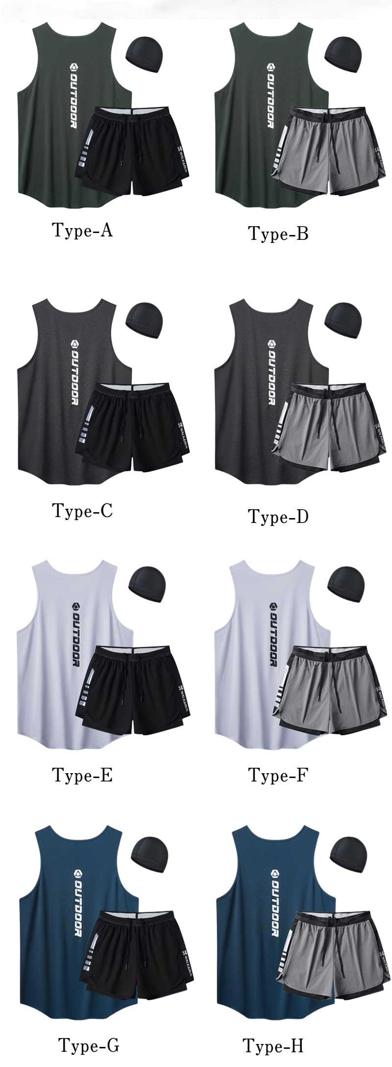 メンズ用スイムウェアセット ゆったりとしたデザイン 恥ずかしさ防止の2層式スイムパンツ 速乾性ベスト 2点セット 温泉用 大人のための水着 水陸両用 紫外線保護機能 メンズ用スイムウェアセット ゆったりとしたデザイン 恥ずかしさ防止の2層式スイムパンツ 速乾性ベスト 2点セット 温泉用 大人のための水着 水陸両用 紫外線保護機能