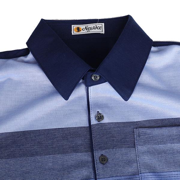 (ノーブルジーンズ) ノーブルジーンズ NA柄襟付き半袖Tシャツ