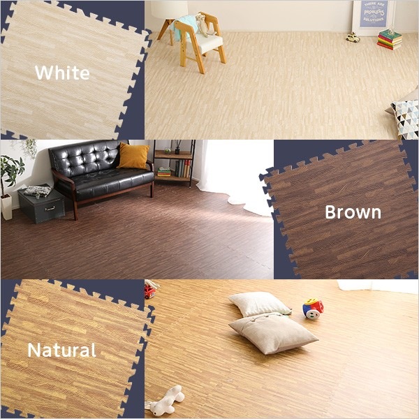 木目調 ジョイント マット 24枚セット 大判60cm サイドパーツ付 DIY 低ホルムアルデヒド ラグカーペット 木目調 ジョイント マット 24枚セット 大判60cm サイドパーツ付 DIY 低ホルムアルデヒド ラグカーペット