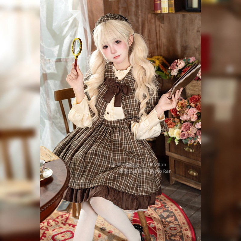 正規品かわいい探偵コスプレ衣装女性ホームズcos服アニメキャラクターがメイド服を演じる 正規品かわいい探偵コスプレ衣装女性ホームズcos服アニメキャラクターがメイド服を演じる