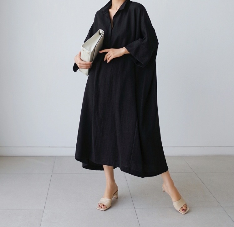 レディース ワンピース プルオーバー シャツワンピ ロング 長袖 襟付き ポロカラー ワイド 裾ワイド タック ふっくら リネン コットン 大人可愛い シンプル 上品 爽やか 涼しげ 無地 春 夏 海 レディース ワンピース プルオーバー シャツワンピ ロング 長袖 襟付き ポロカラー ワイド 裾ワイド タック ふっくら リネン コットン 大人可愛い シンプル 上品 爽やか 涼しげ 無地 春 夏 海