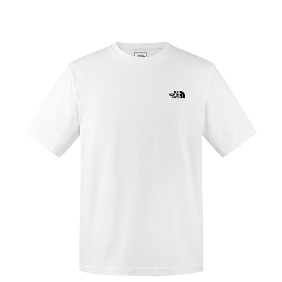 THE NORTH FACE ノースフェイス 半袖Tシャツ コットン ベーシックショートスリーブ ブラックホワイト NF0A89U THE NORTH FACE ノースフェイス 半袖Tシャツ コットン ベーシックショートスリーブ ブラックホワイト NF0A89U