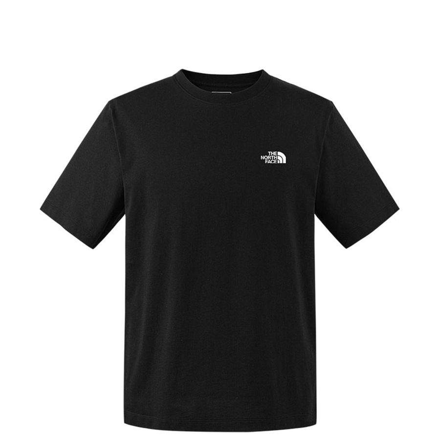 THE NORTH FACE ノースフェイス 半袖Tシャツ コットン ベーシックショートスリーブ ブラックホワイト NF0A89U THE NORTH FACE ノースフェイス 半袖Tシャツ コットン ベーシックショートスリーブ ブラックホワイト NF0A89U