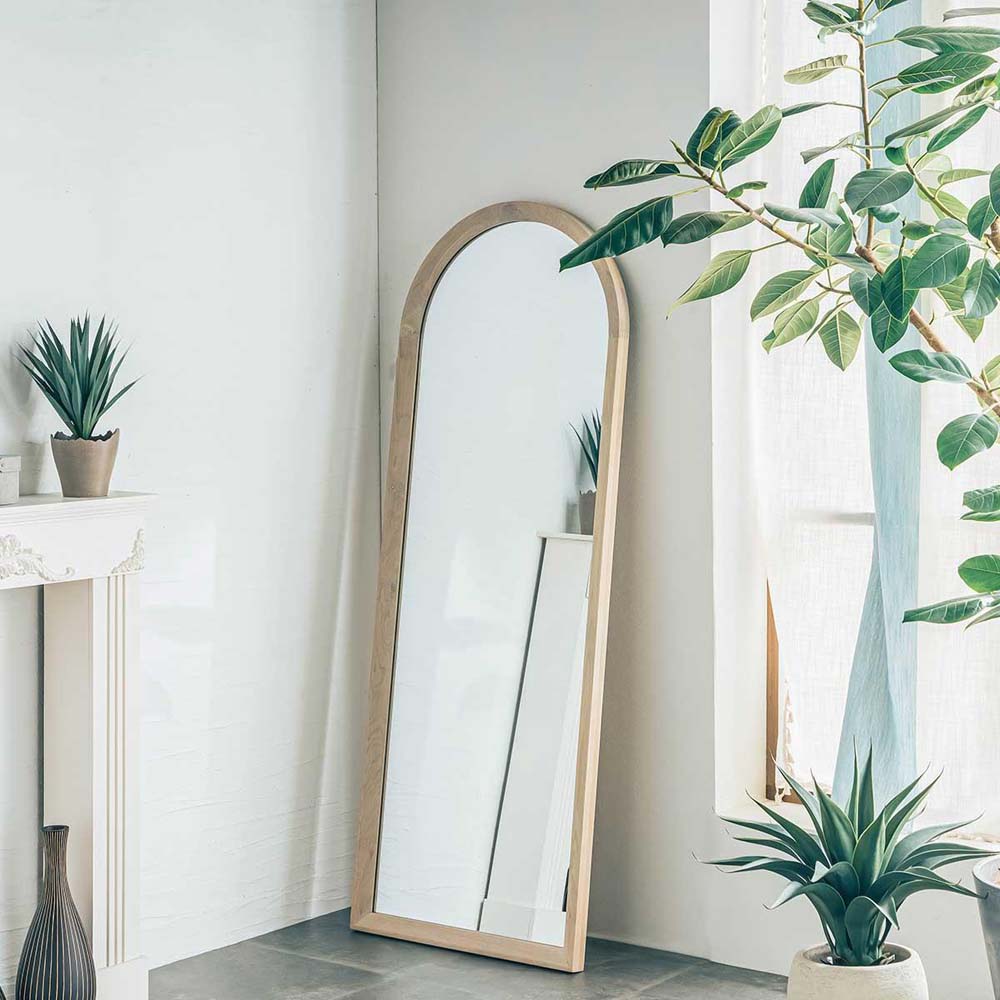 東馬 tohma シロカ スタイルミラー ホワイト アーチ 54684010