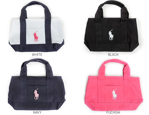 Qoo10] POLO Ralph Lauren ポロラルフローレン トートバッグ ミニ