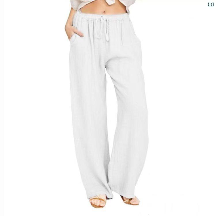 レディースファッション かわいい オシャレ 海外 カジュアル ゴム ウエスト ワイド レッグ パンツ レディースファッション かわいい オシャレ 海外 カジュアル ゴム ウエスト ワイド レッグ パンツ