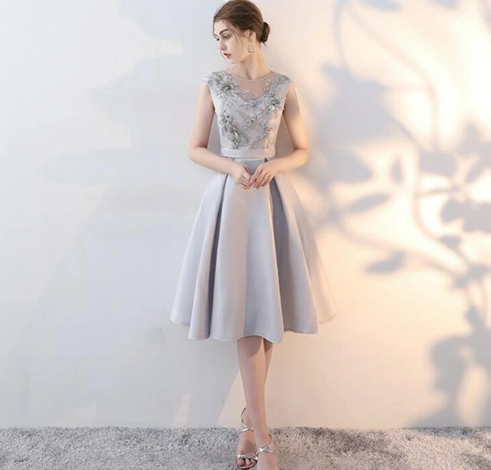 パーティードレス ミモレ丈　パーティードレス ノースリーブ　結婚式 ワンピース ドレス 二次会 結婚式ドレス お呼ばれドレス ニ次会 フォーマル セレブ 二次会 パーティ 2次会 パーティードレス フ