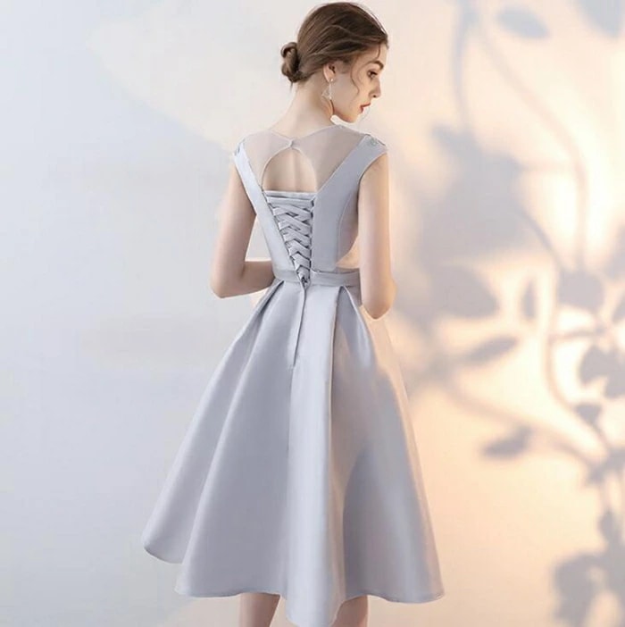 パーティードレス ミモレ丈　パーティードレス ノースリーブ　結婚式 ワンピース ドレス 二次会 結婚式ドレス お呼ばれドレス ニ次会 フォーマル セレブ 二次会 パーティ 2次会 パーティードレス フ