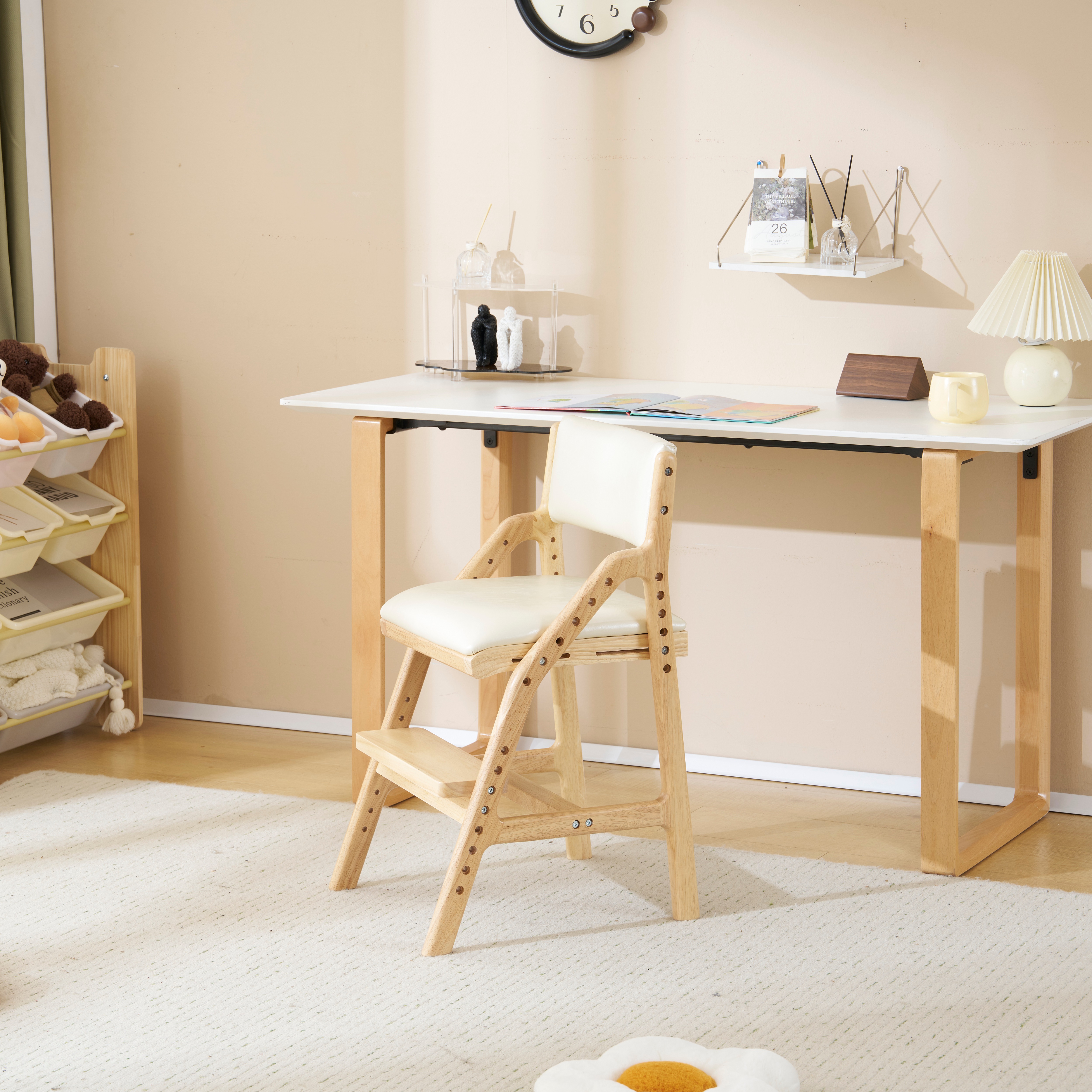 【国内出荷 - 3日配達】【2個】 ベージュ-pu 学習チェア 学習椅子 木製 姿勢 子供 キッズチェア ハイチェア ダイニングチェア 椅子 高さ調整 シンプル コンパクト 組立て 板座 足置き 【国内出荷 - 3日配達】【2個】 ベージュ-pu 学習チェア 学習椅子 木製 姿勢 子供 キッズチェア ハイチェア ダイニングチェア 椅子 高さ調整 シンプル コンパクト 組立て 板座 足置き