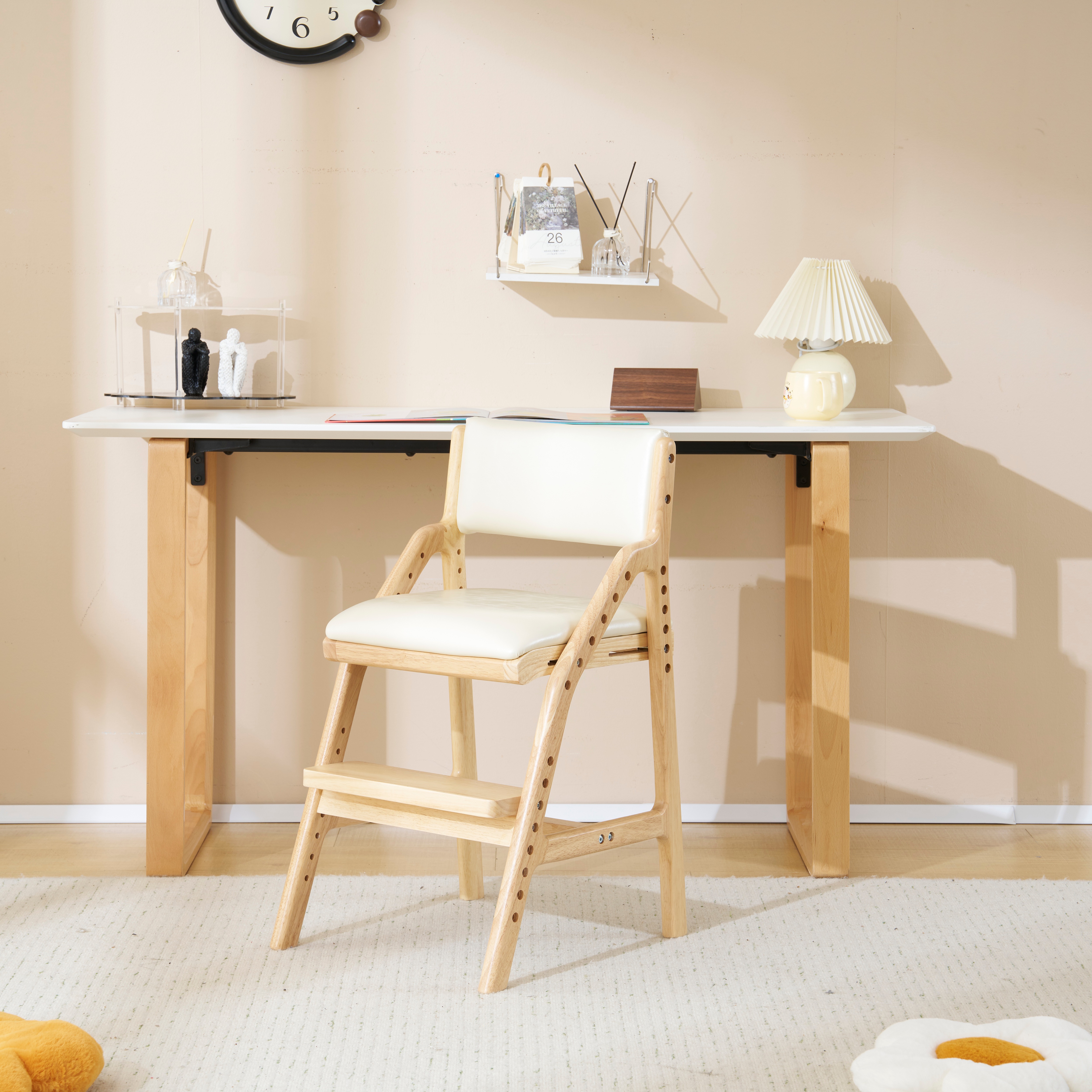 【国内出荷 - 3日配達】【2個】 ベージュ-pu 学習チェア 学習椅子 木製 姿勢 子供 キッズチェア ハイチェア ダイニングチェア 椅子 高さ調整 シンプル コンパクト 組立て 板座 足置き 【国内出荷 - 3日配達】【2個】 ベージュ-pu 学習チェア 学習椅子 木製 姿勢 子供 キッズチェア ハイチェア ダイニングチェア 椅子 高さ調整 シンプル コンパクト 組立て 板座 足置き