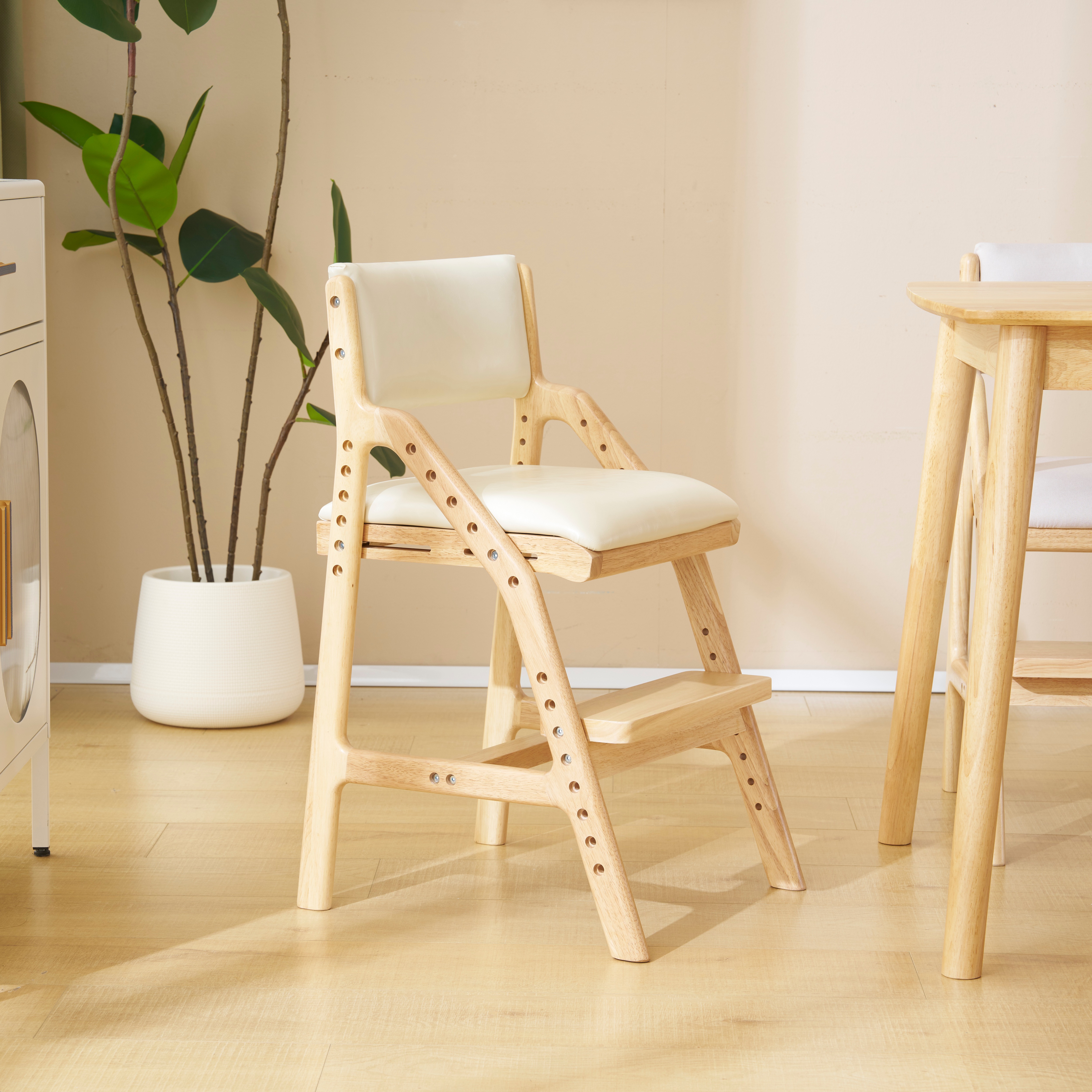 【国内出荷 - 3日配達】【2個】 ベージュ-pu 学習チェア 学習椅子 木製 姿勢 子供 キッズチェア ハイチェア ダイニングチェア 椅子 高さ調整 シンプル コンパクト 組立て 板座 足置き 【国内出荷 - 3日配達】【2個】 ベージュ-pu 学習チェア 学習椅子 木製 姿勢 子供 キッズチェア ハイチェア ダイニングチェア 椅子 高さ調整 シンプル コンパクト 組立て 板座 足置き