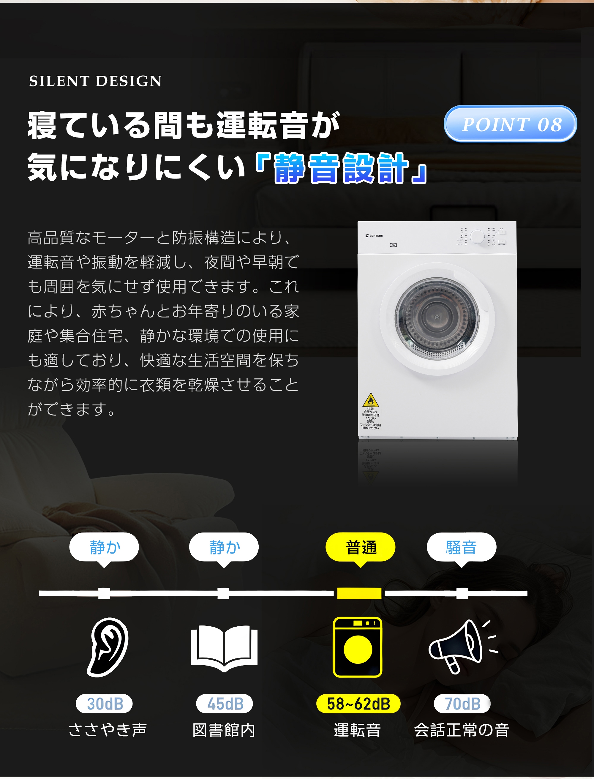 【2点購入で150OFF】『今だけ!クーポンご利用激安』【目玉新作】ホワイト 衣類乾燥機 8kg 自動モード 乾燥機 8キロ 衣類 大型 ドラム 家庭用 プログラムノブ操作 タイマー 高温除菌 梅雨対 【2点購入で150OFF】『今だけ!クーポンご利用激安』【目玉新作】ホワイト 衣類乾燥機 8kg 自動モード 乾燥機 8キロ 衣類 大型 ドラム 家庭用 プログラムノブ操作 タイマー 高温除菌 梅雨対