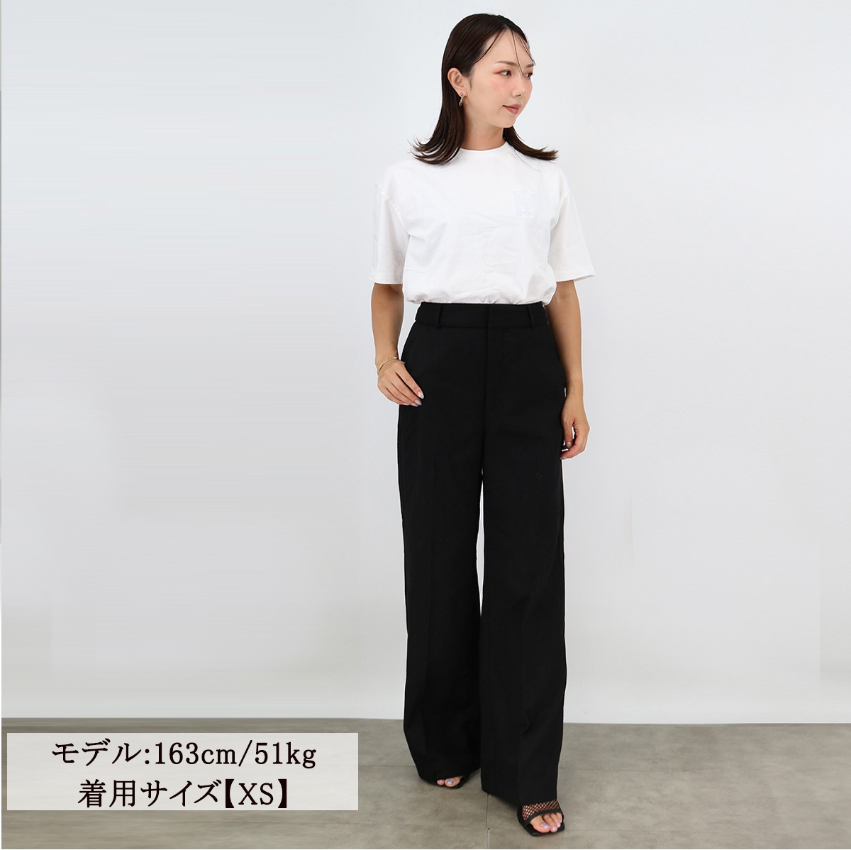 レディースベルベットオーガニックコットンインターロックTシャツ 半袖 クルーネック VELVET ORGANIC COTTON INTERLOC TEE ロゴ WHITE